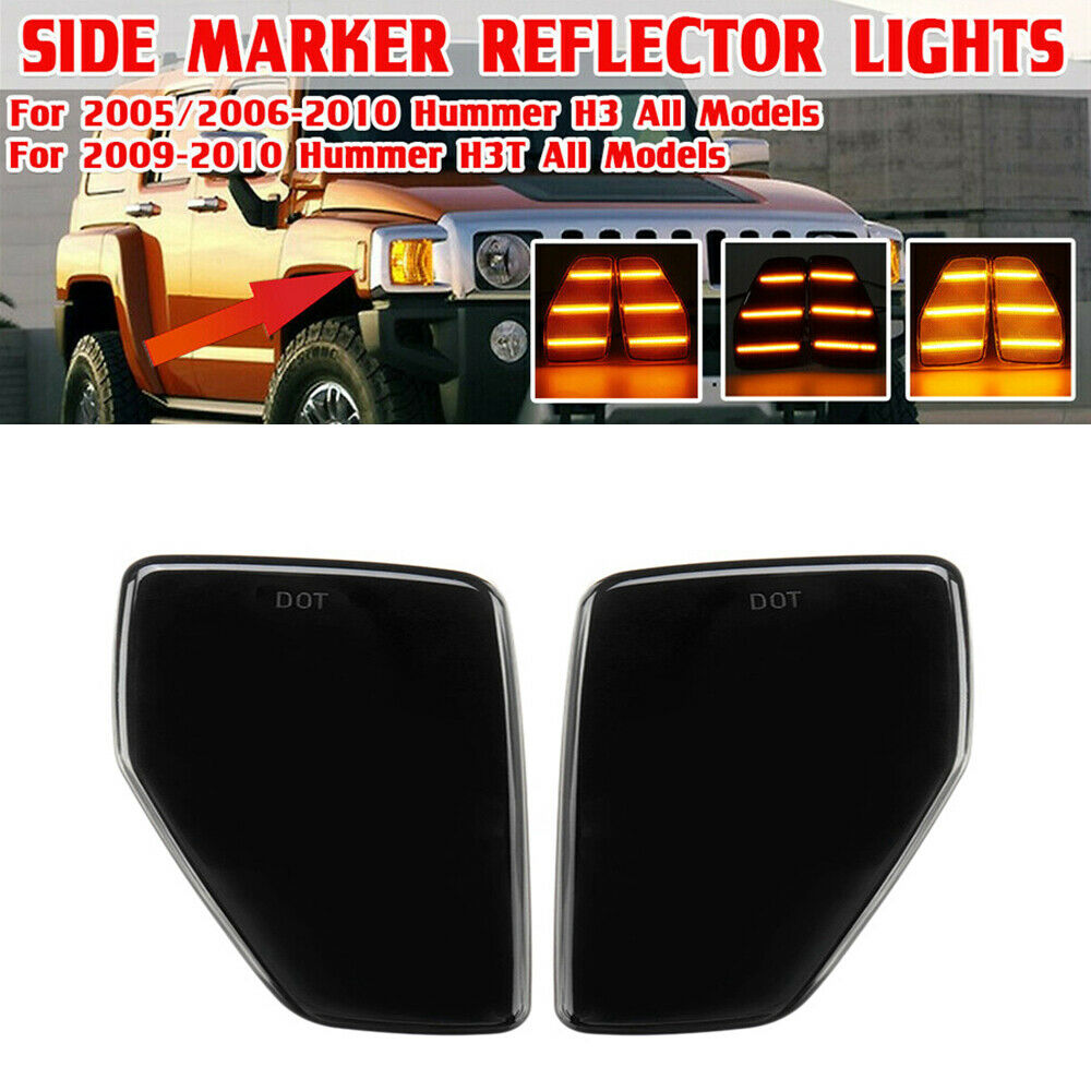 For 2006-2010 Hummer H3 Alpha/X/Championship Side Marker Corner Parking Lights