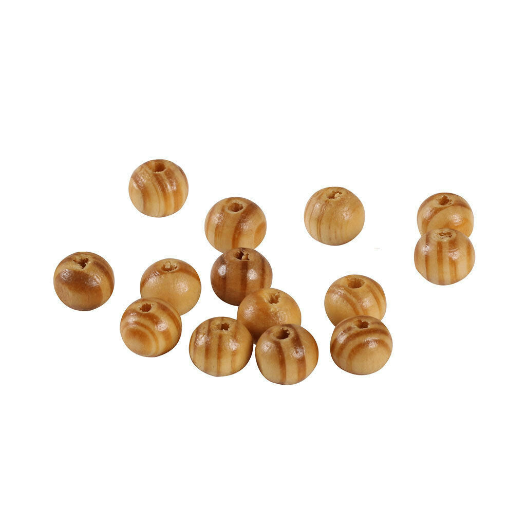 500 Natural Stripe Round Wood Beads 6mm DIY Jewelry Making Crafting Findings