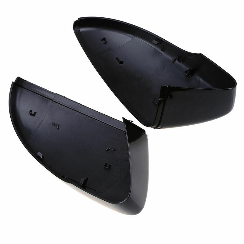 Pair Rearview Wing Door Side Mirror Covers Caps Housing Cover Fits VW 2009-2017