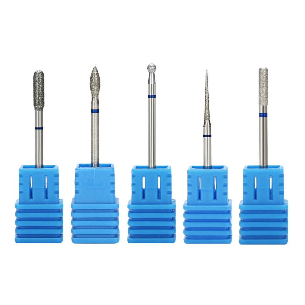 Nail Drill Bit Grinding Buffing Head for Manicure Pen Gel Removal Polish 5x