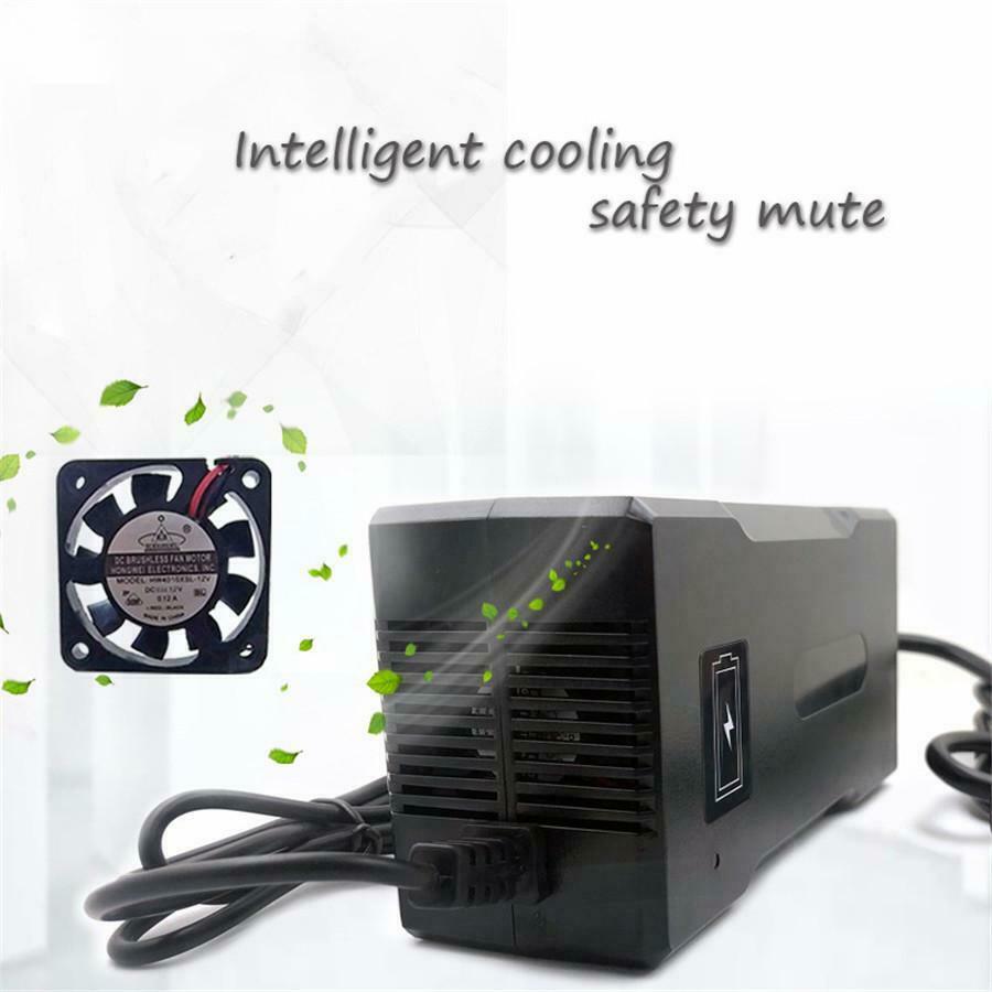 54.6V Lithium Battery Charger 48V Output For Electric Scooter Power Tool EU Plug
