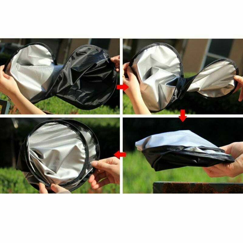 6PC/Set Windshield Sun Shade Visor Heat Block Screen Ray Folding Cover Universal