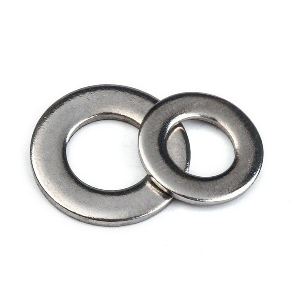 360ASSORTED PIECE STAINLESS STEEL M2 M2.5 M4 M5 M6 M8 M10 FORM A FLAT WASHER KIT