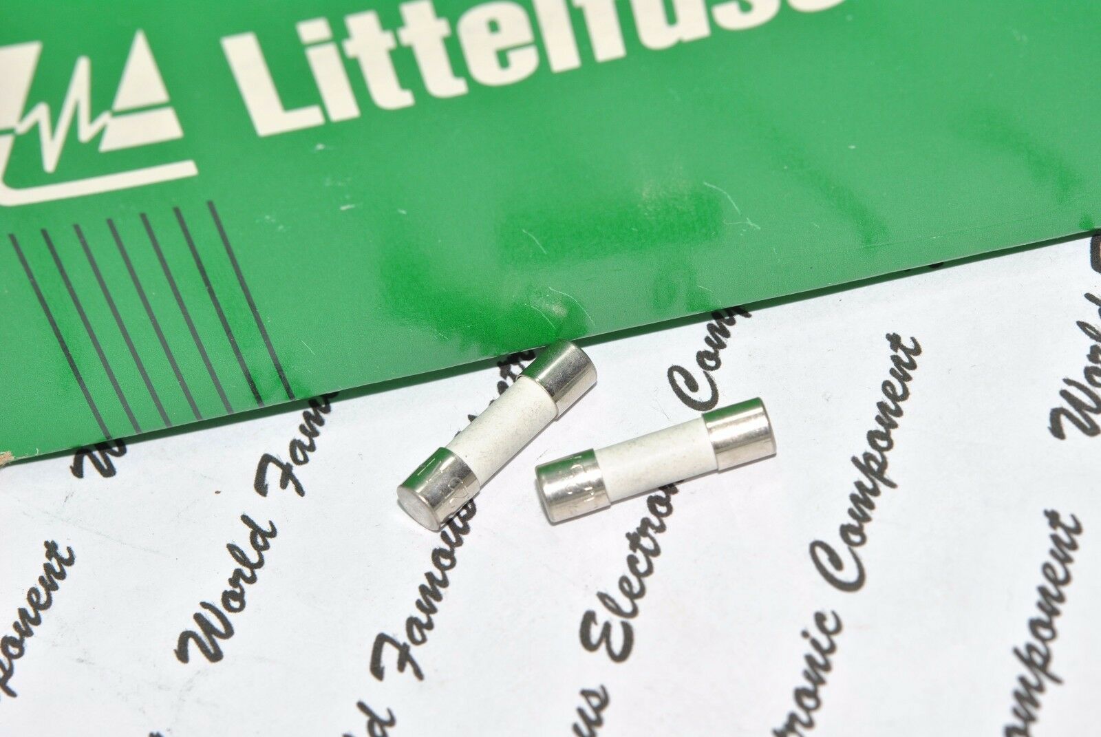 2pcs-Littelfuse / LF 8A 250V 5x20mm T Slow Blow Ceramic Fuse - 215 series