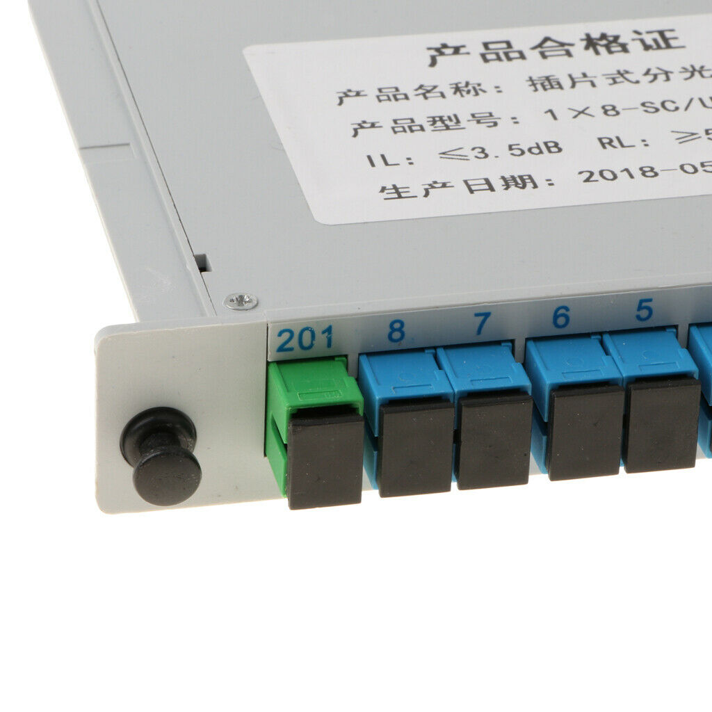 4Pieces 1 to 8 PLC Fiber Optical FTTH Splitter Cassette Card Inserting