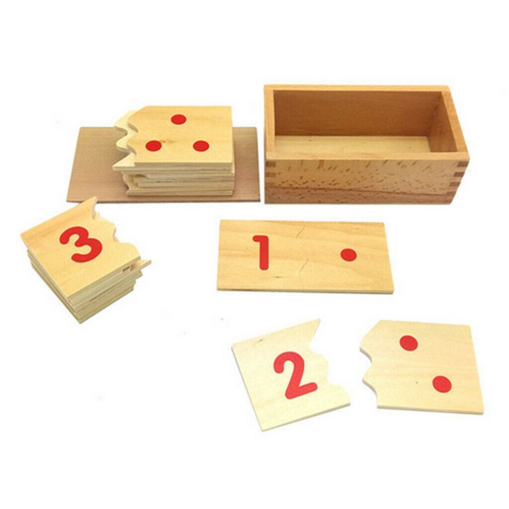 Kids Wooden Montessori Educational Mathematics Family Set Teaching Material