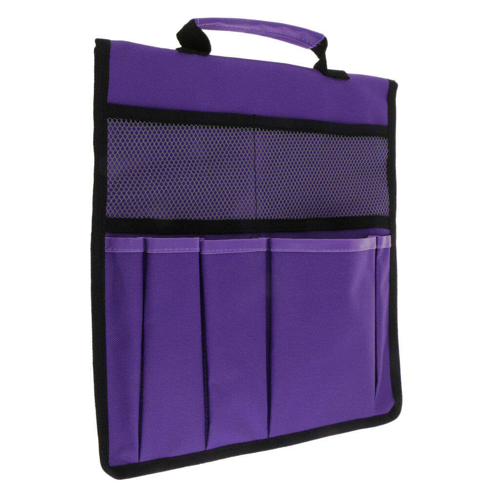 Garden Lawn Home Tool Storage Bag Pouch Tote for Kneeler with Handle Purple