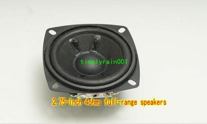 2pcs 2.75"inch 70mm 4Ohm 3W Full-range speaker Loudspeaker Neodymium Home Audio