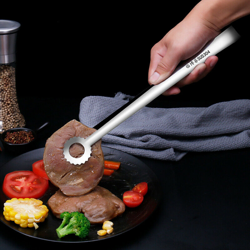 Stainless Steel Food Tongs Japanese Style Barbecue Clamp Kitchen For Fried F Lt
