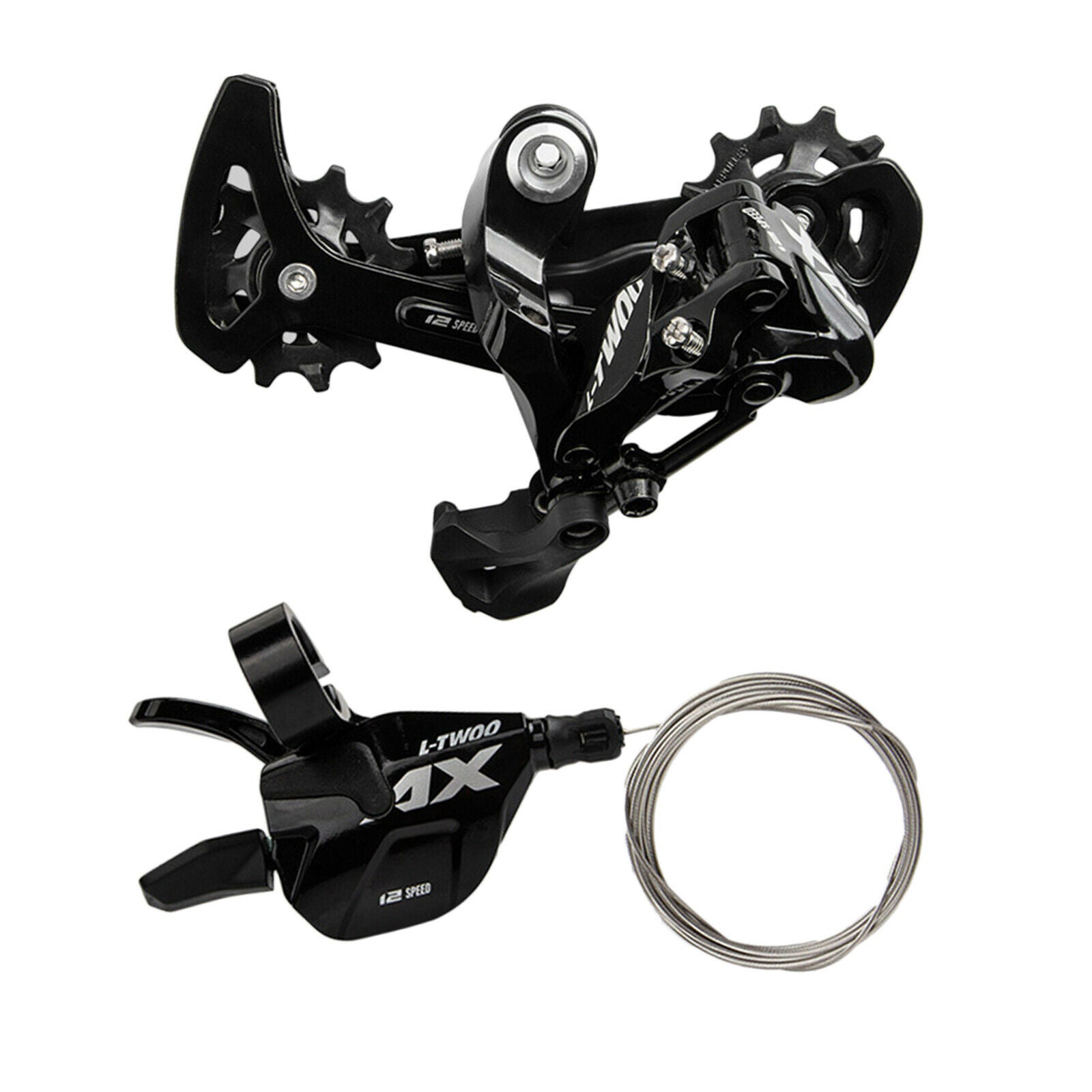 Mountain Bike Bicycle Rear Derailleur and Shifter Transmission Groupset Kit