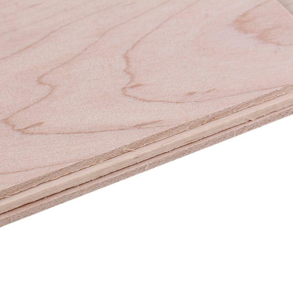 3Pc Maple Head Veneer Headplate Headstock Luthier Tonewood for Guitar Making