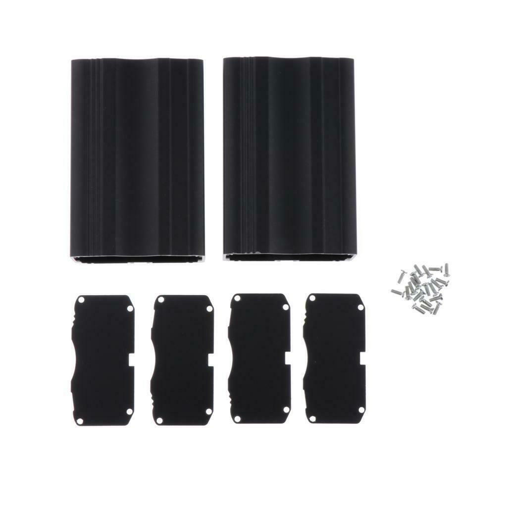 53x25x80mm Aluminum Enclosure PCB Shell Rail Controller Housing