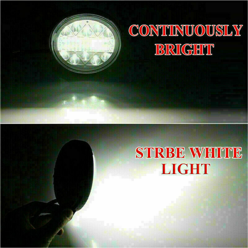 2pc LED Work Light Bar 4WD Off Road Boat SPOT Flood Driving Fog Lamp 4"inch 102W