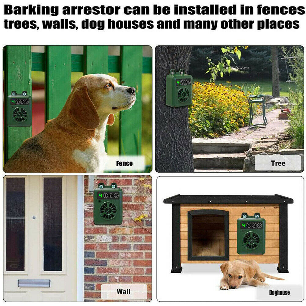 Anti Barking Device, Ultrasonic Bark Control Device with 4 Adjustable