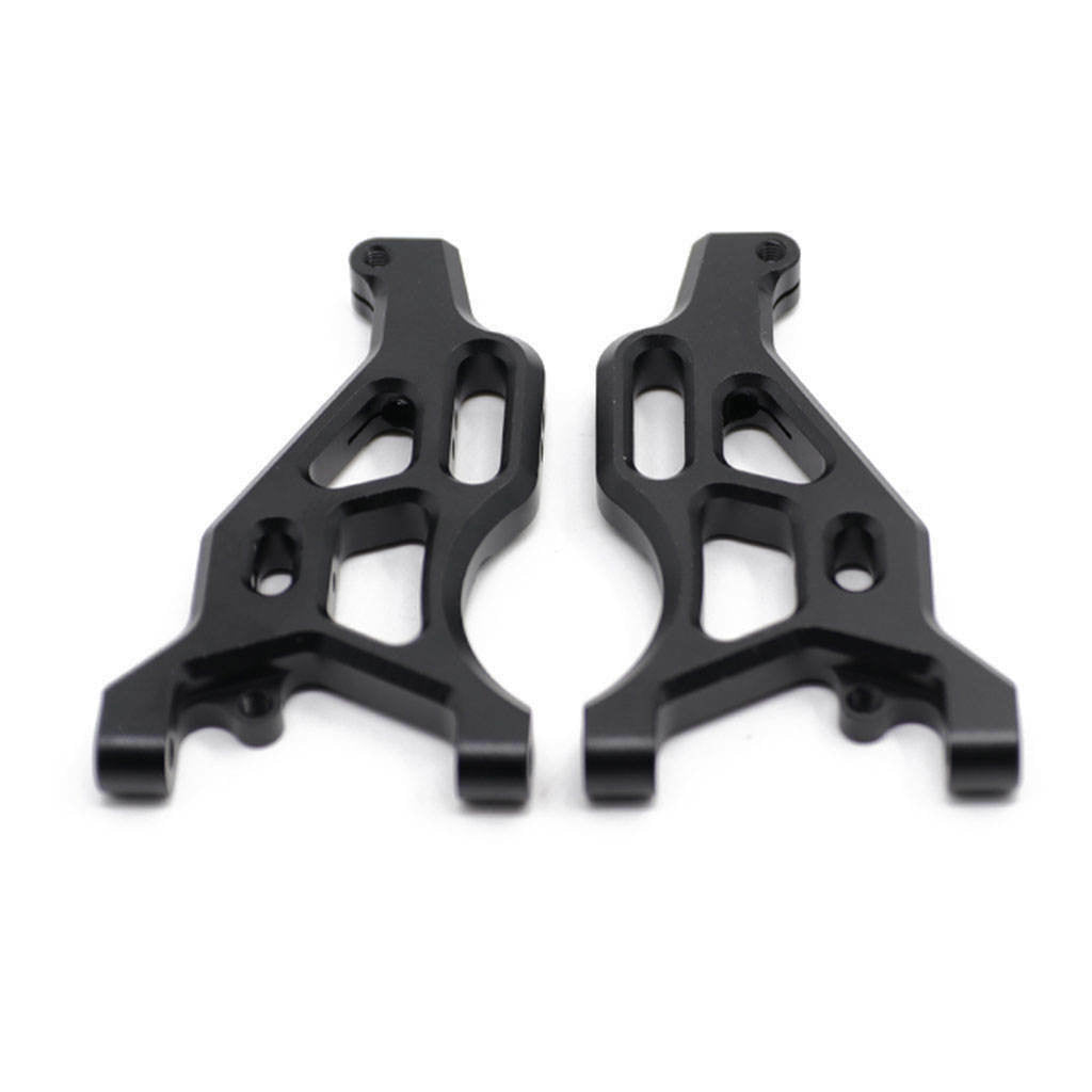 2x Front Rear Lower Arms for ARA109011 1/7 RC Car Spare Parts Replacement Black