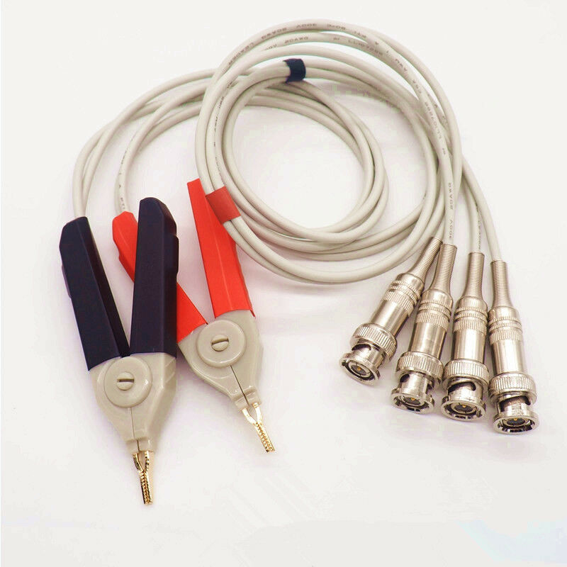1pcs LCR Digital Bridge Test Line Universal Meter Resistance Clip LCR test Clip