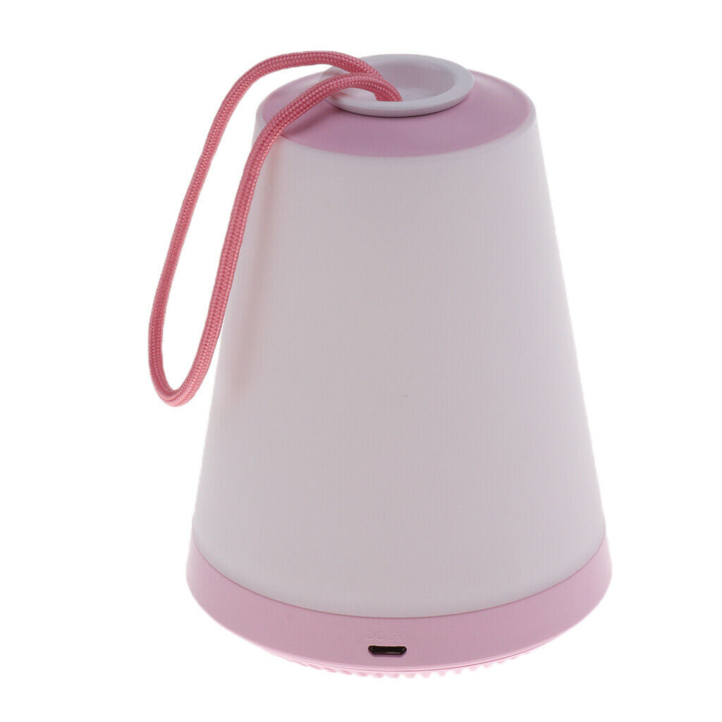 Volcano USB Charging LED Night Light Multi-Purpose Outdoor Lamp Pink