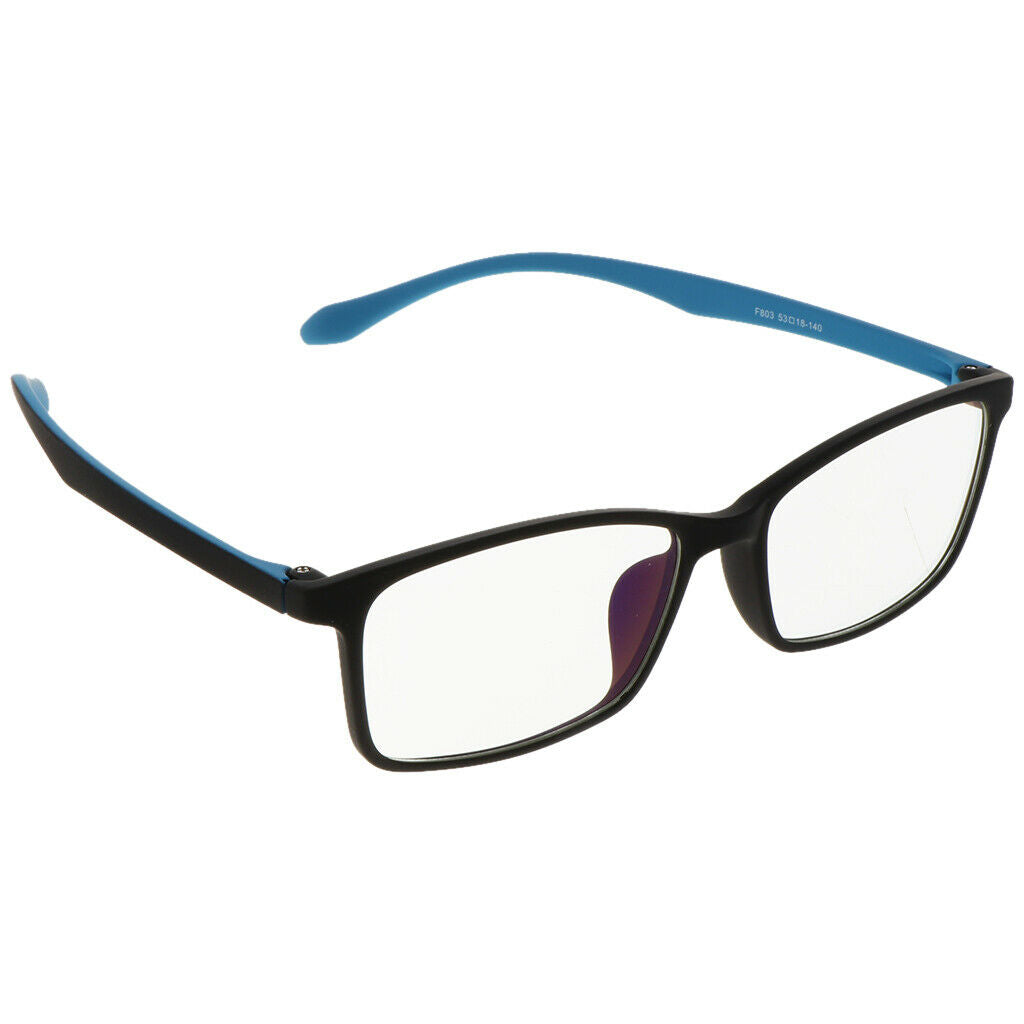 Ultralight Glasses Frames Blue Light Blocking Glasses Unisex Black Blue
