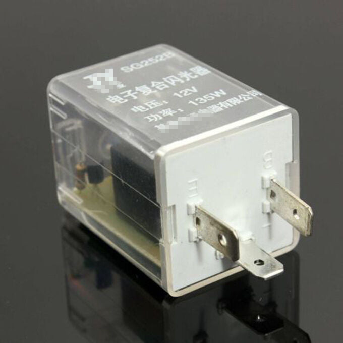 12V 135W 3Pin Car Turn Light Flasher Relay Blinker LED Signal Rate Control Relay