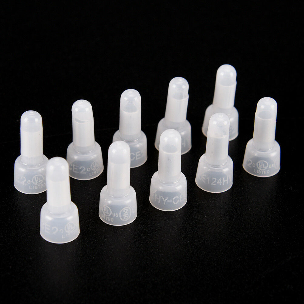 1000Pcs Ce2X Closed-End Wire Connectors Crimp Terminals Cap For Electrical Wh Tt