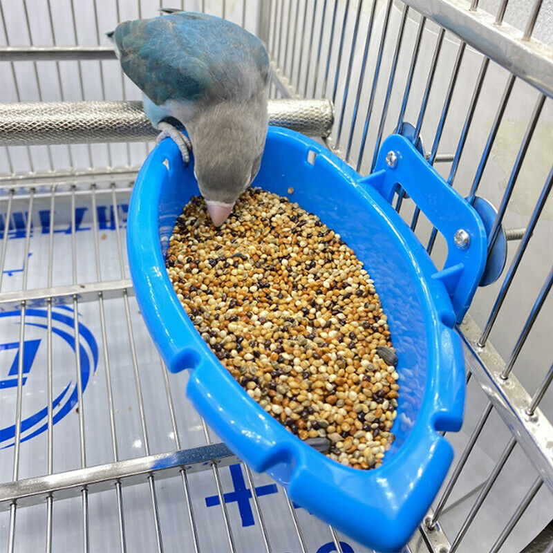 Bird Baths Tub Bowl Basin Parrot Cage Hanging Bathing Box Bird Birdbath TubFCA