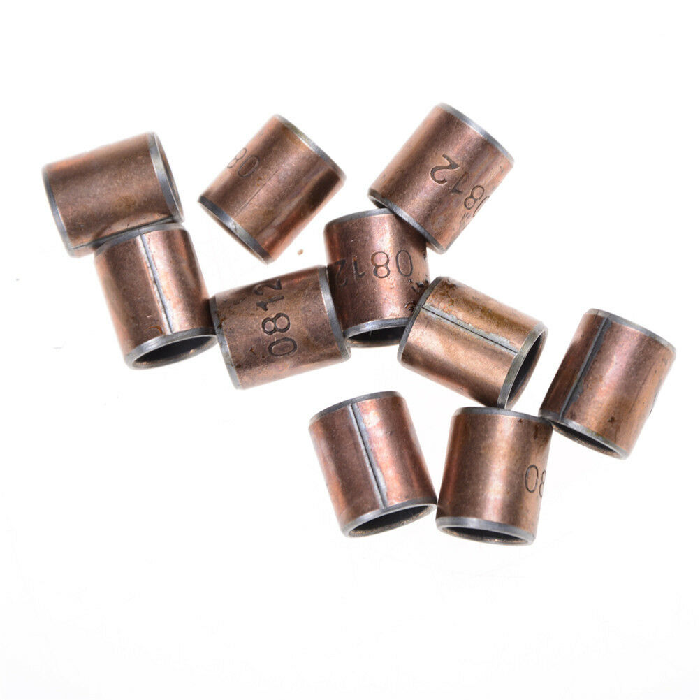 10PCS Wear-Resisting SF-1 Self Lubricating Bearing Bushing 8x10x12mm DD