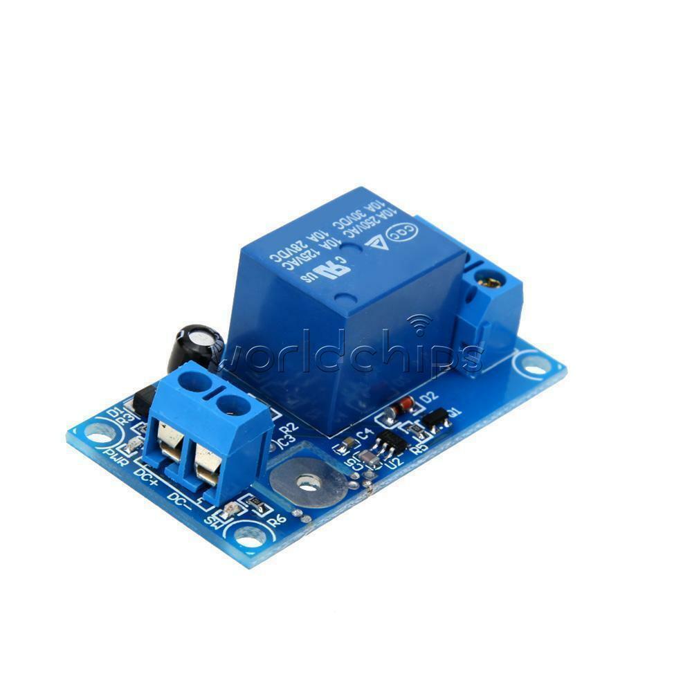 12V 1 Channel Relay Module Capacitive Self-locking Touch Switch Precise