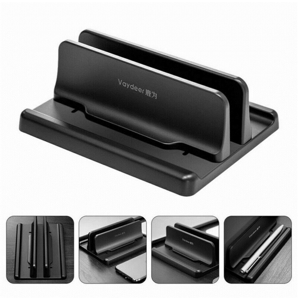 Black Vertical Laptop Stand Laptop Bracket Computer Support Stand For Study Dorm