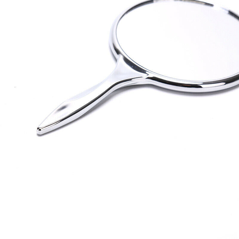 Portable Makeup Mirror Solid Color Metal Round Case Double Side Pocket Mi.l8