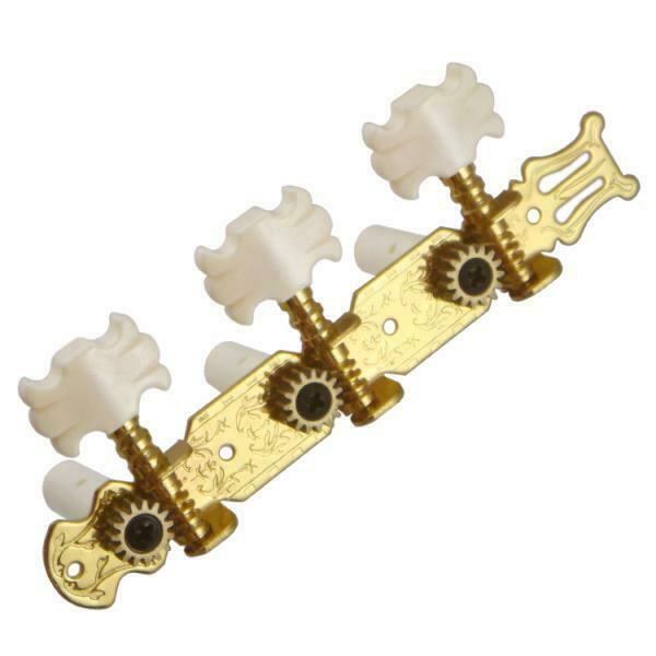 3 in  Tuning Pegs Tuners Flower Button for Classical Guitar 3R 3L