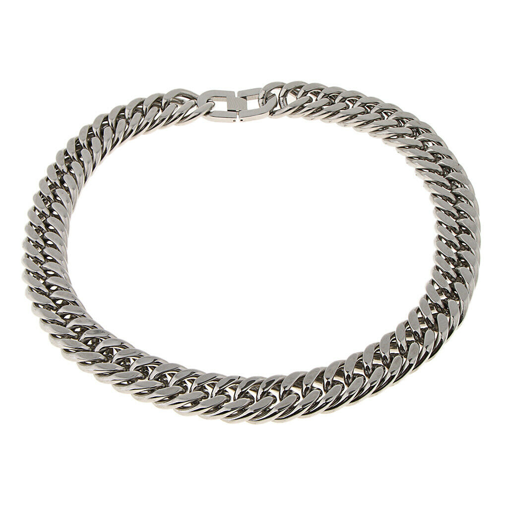 Cuban Chain Necklace Curb Chain Unisex Stainless Steel Necklace Link Chain