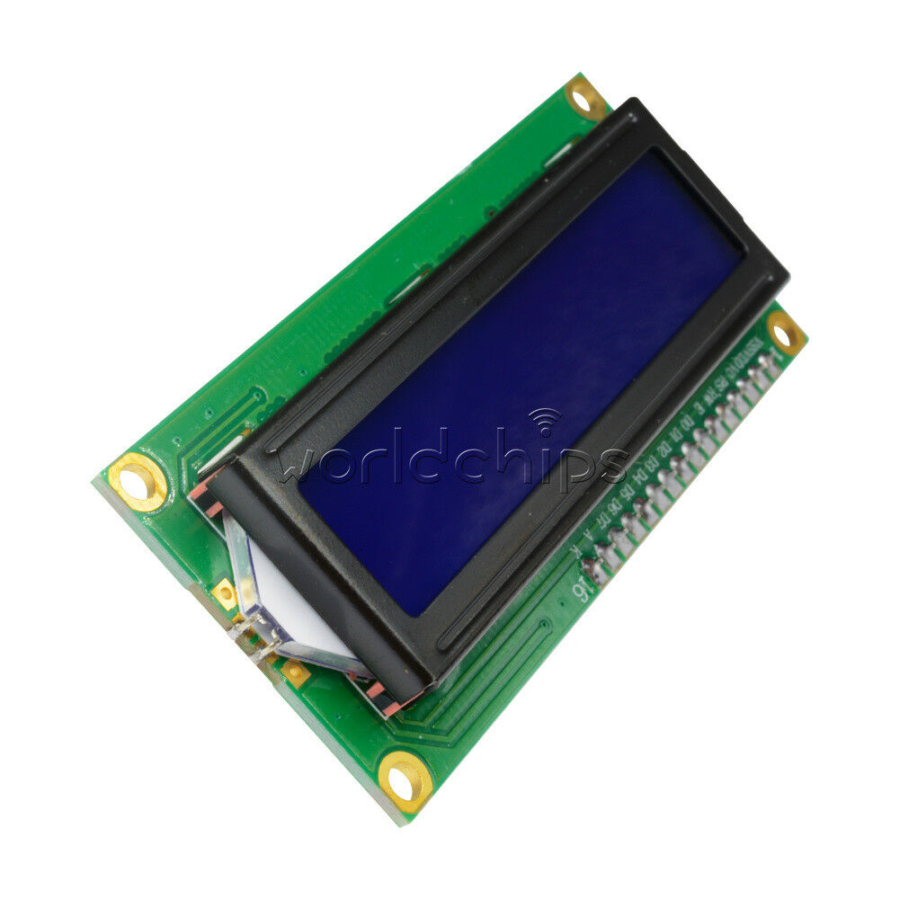 5PCS Blue Display IIC/I2C/TWI/SPâ€‹â€‹I Serial Interface 1602 16X2 LCD Module TOP