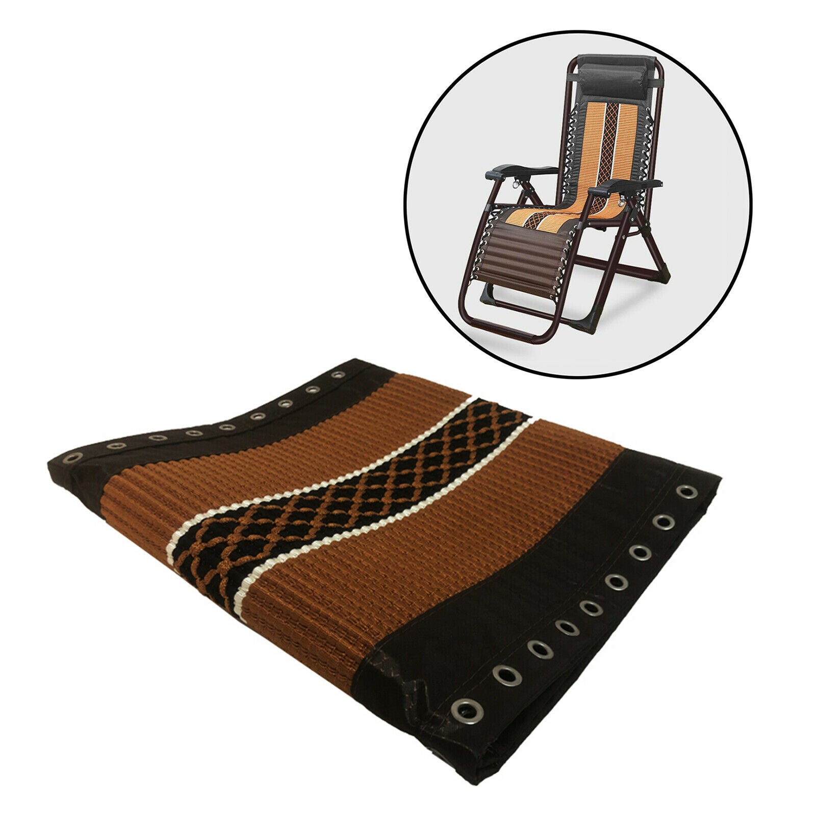Replacement Fabric for Recliners Zero Chair Patio Anti Chair yellow splicing