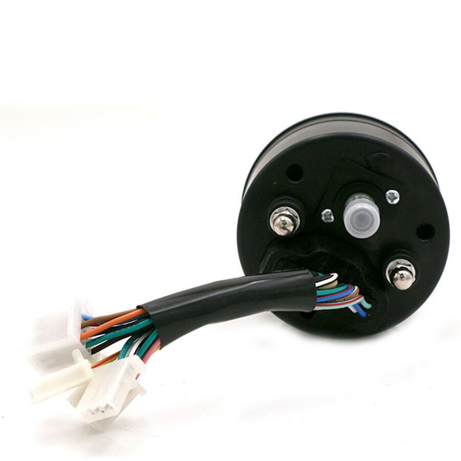 1 Pcs Black Anti-glare Motorbike LCD Speedometer Tachometer 0-12000RPM ODO Gauge