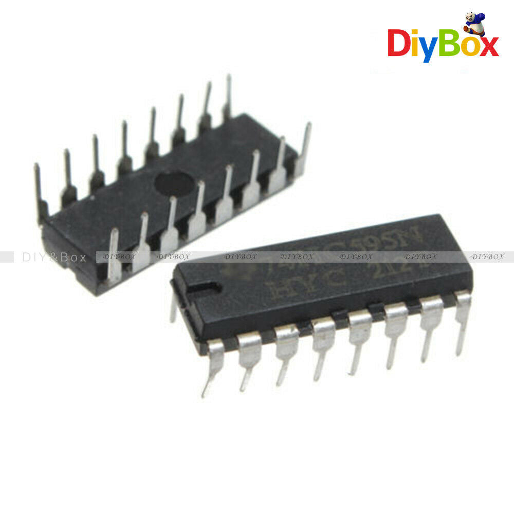 10PCS 2.0 ~ 6.0 V TOP IC SN74HC595N 74HC595 8-Bit Shift Register DIP-16 IC