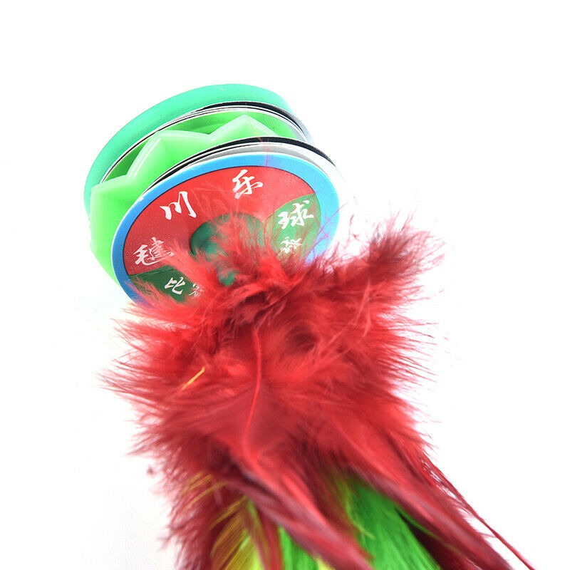 Colorful Feather Shuttlecock China Jianzi Foot Kick Fitness Entertainme.l8