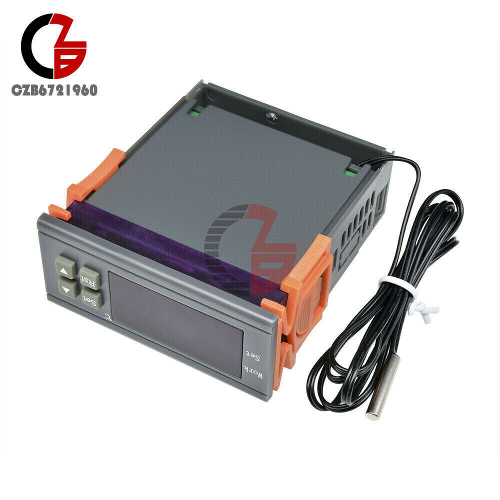 WH7016C DC 12V 10A Digital RC-110M All-Purpose Temperature Controller w/ sensor