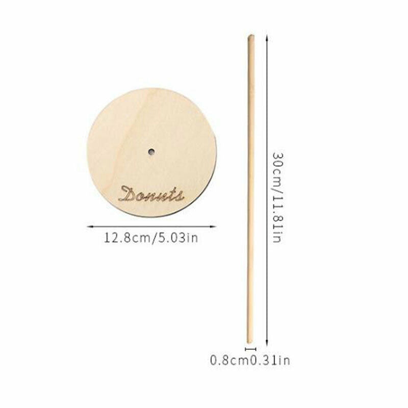 Donut Stand Wooden Wall Party Decoration Doughnut Holder Bride Wedding Su.l8