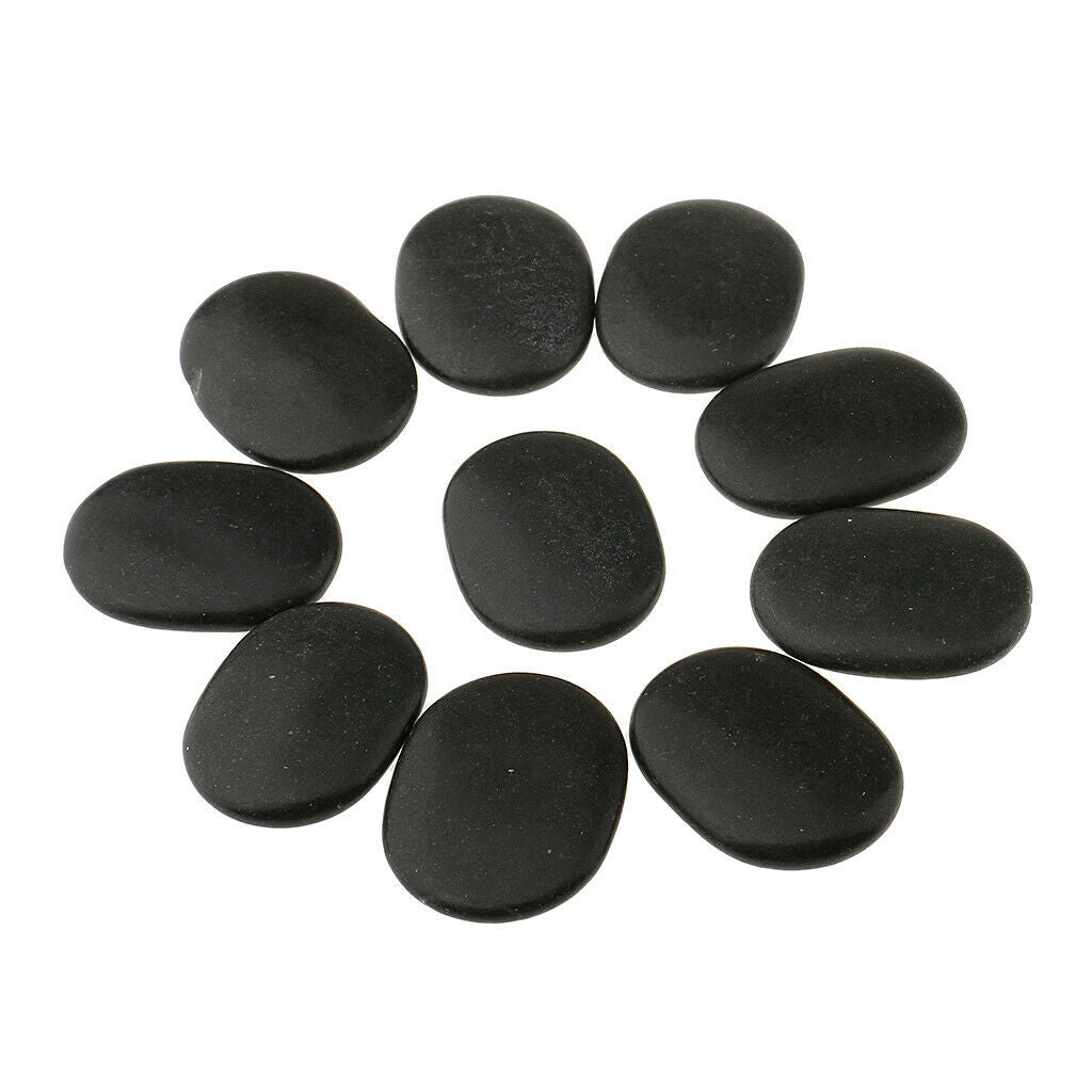 10Pcs Volcano Massage Stone Hot Stones Rocks for Spa Salon Pain Relief
