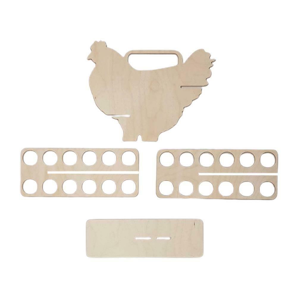 1Pcs Wooden Egg Storage Rack Portable Egg Rack Kitchen Storage Organizer