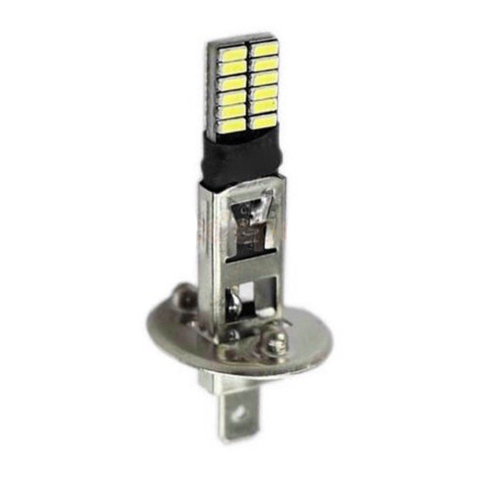 Superbright 6500K HID Xenon White 24-SMD H1 LED Bulbs for Fog Lights Driving DRL