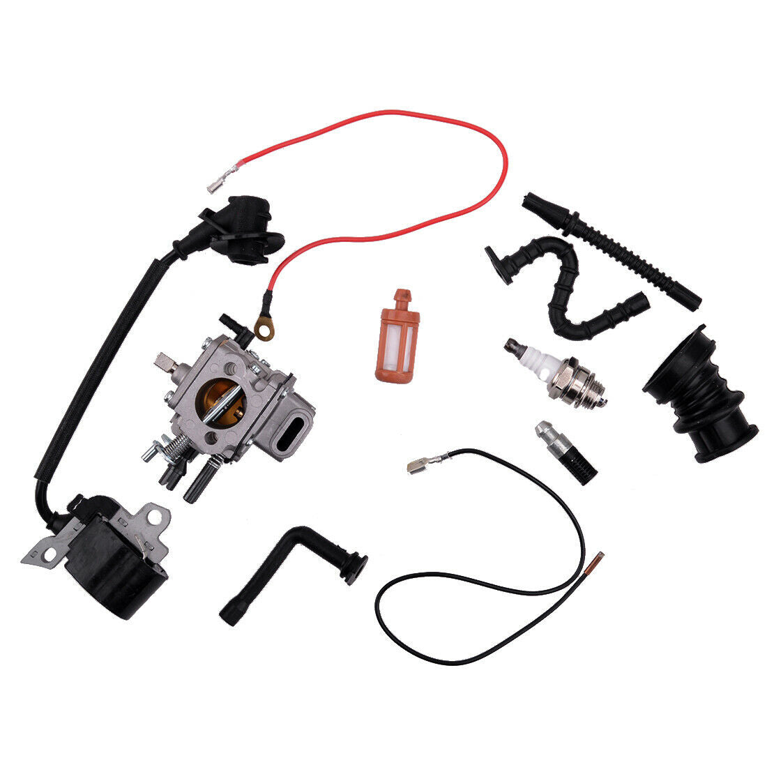 Fit For Stihl 066 MS660 MS650 064 065 Carburetor Ignition Coil Fuel Line Kit B3