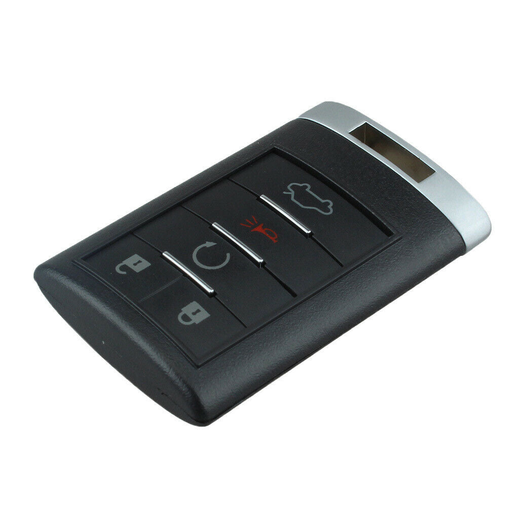 5-Button Remote Start Keyless Entry Key Fob Replacement for Cadillac