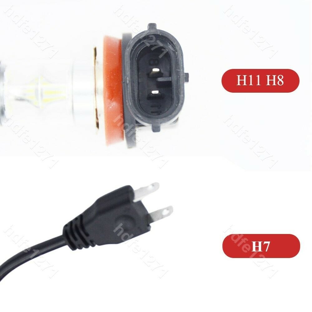Combo Bulb 300W White LED H7+H7 Headlight H11 Fog Light Fit Hyundai Sonata 11-14
