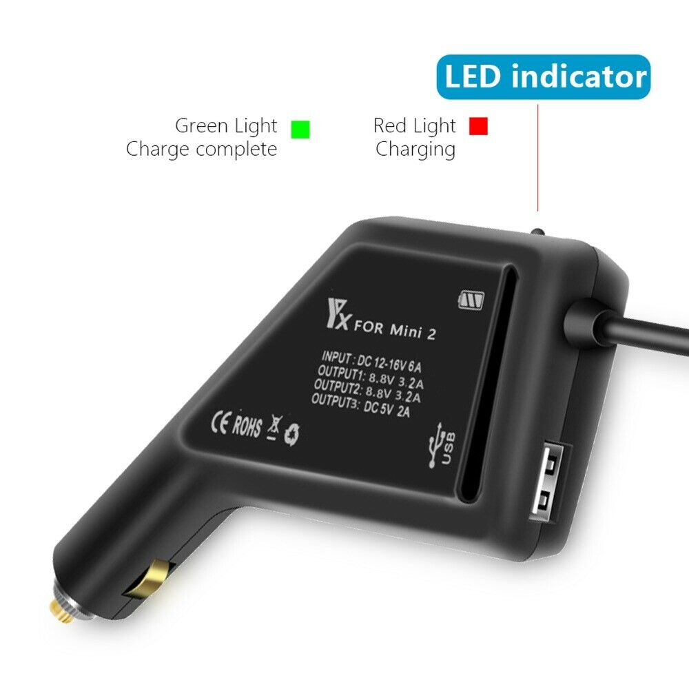 For DJI Mavic Mini 2 Drone Battery &Remote Control Car Charger Replacement