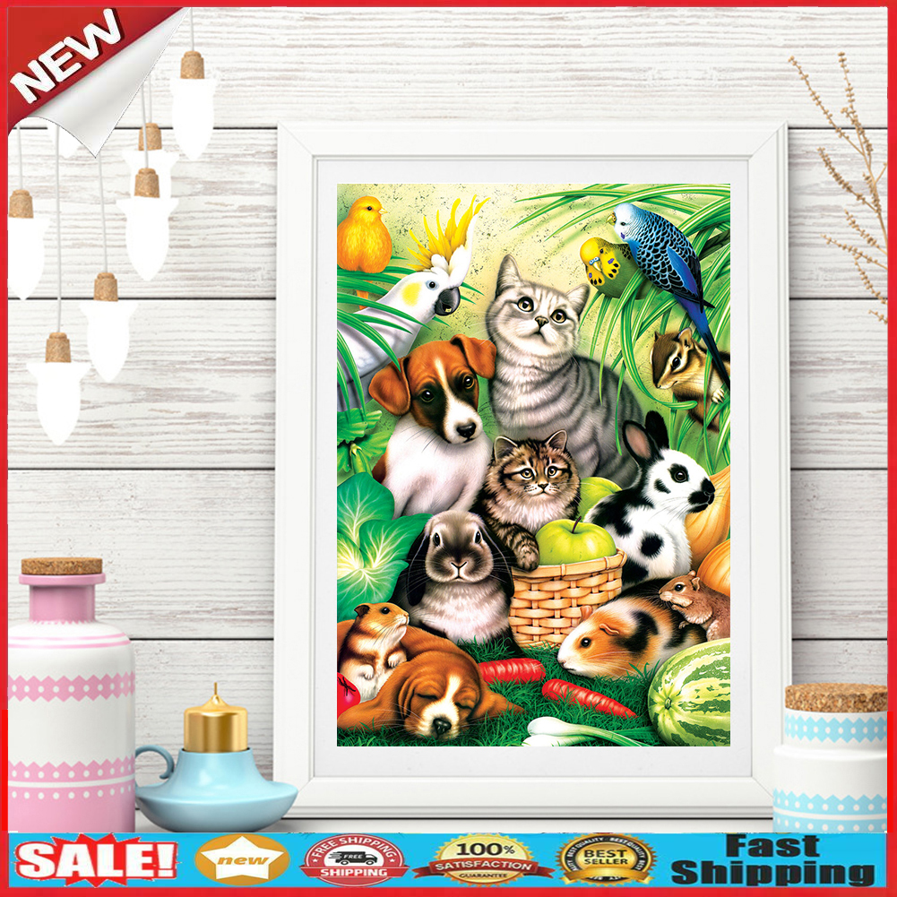 1000pcs DIY Pet Fruit Vegetable Puzzle Educational Learning Assembling Toys @