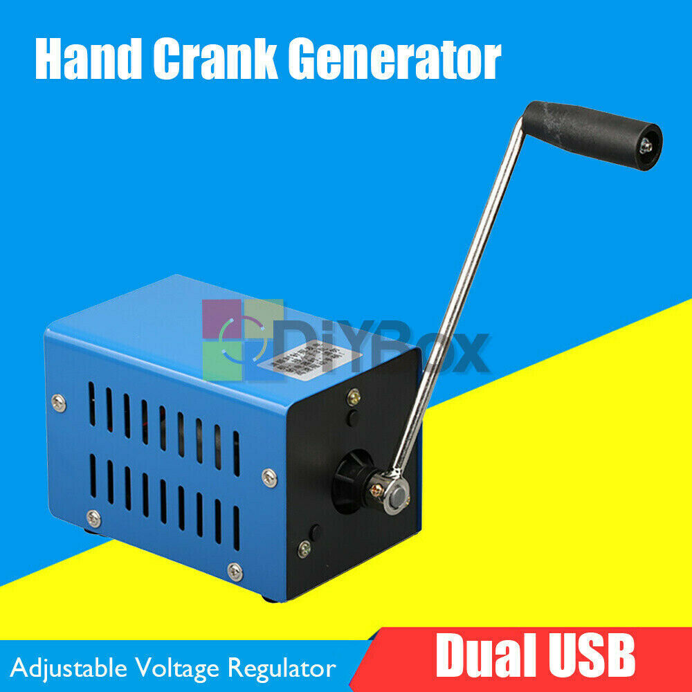 Multifunction Portable Manual Crank Generator Outdoor Emergency Survival Power