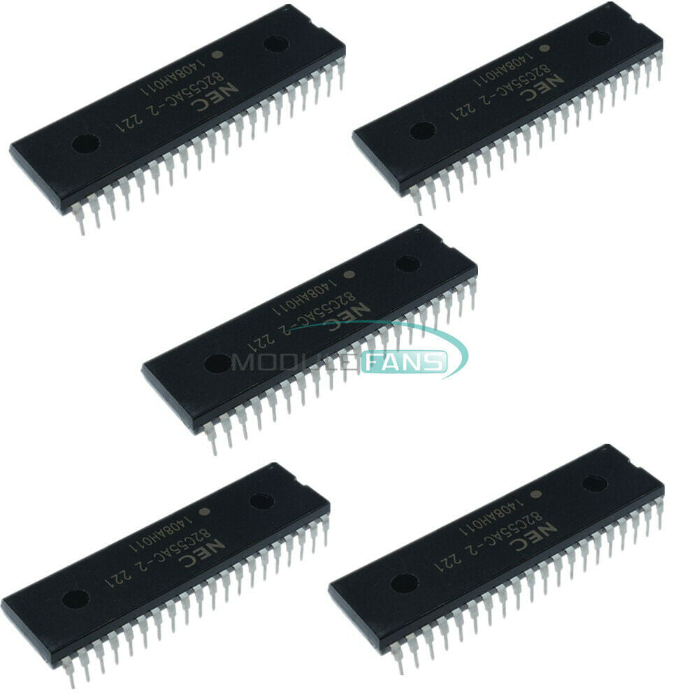 5PCS UPD82C55AC-2/82C55AC-2 DIP-40PIN IC K2XB