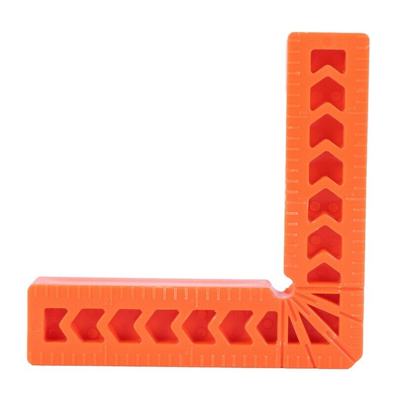 Plastic 90 degree right angle ruler 4 inch woodworking tool auxiliary locator R7