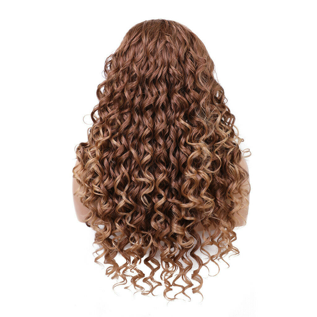 Loose Curly Wave Hair Wigs Heat Resistant Fiber Synthetic
